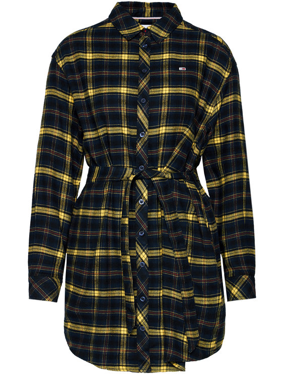 Tommy Jeans Flannel Shirt Dress • ONLY BRANDS MALTA