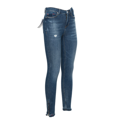 Blu navy/Blu 50 EU: 46 MODA DONNA Jeans Ricamato sconto 71% Sixte Jeggings & Skinny & Slim 